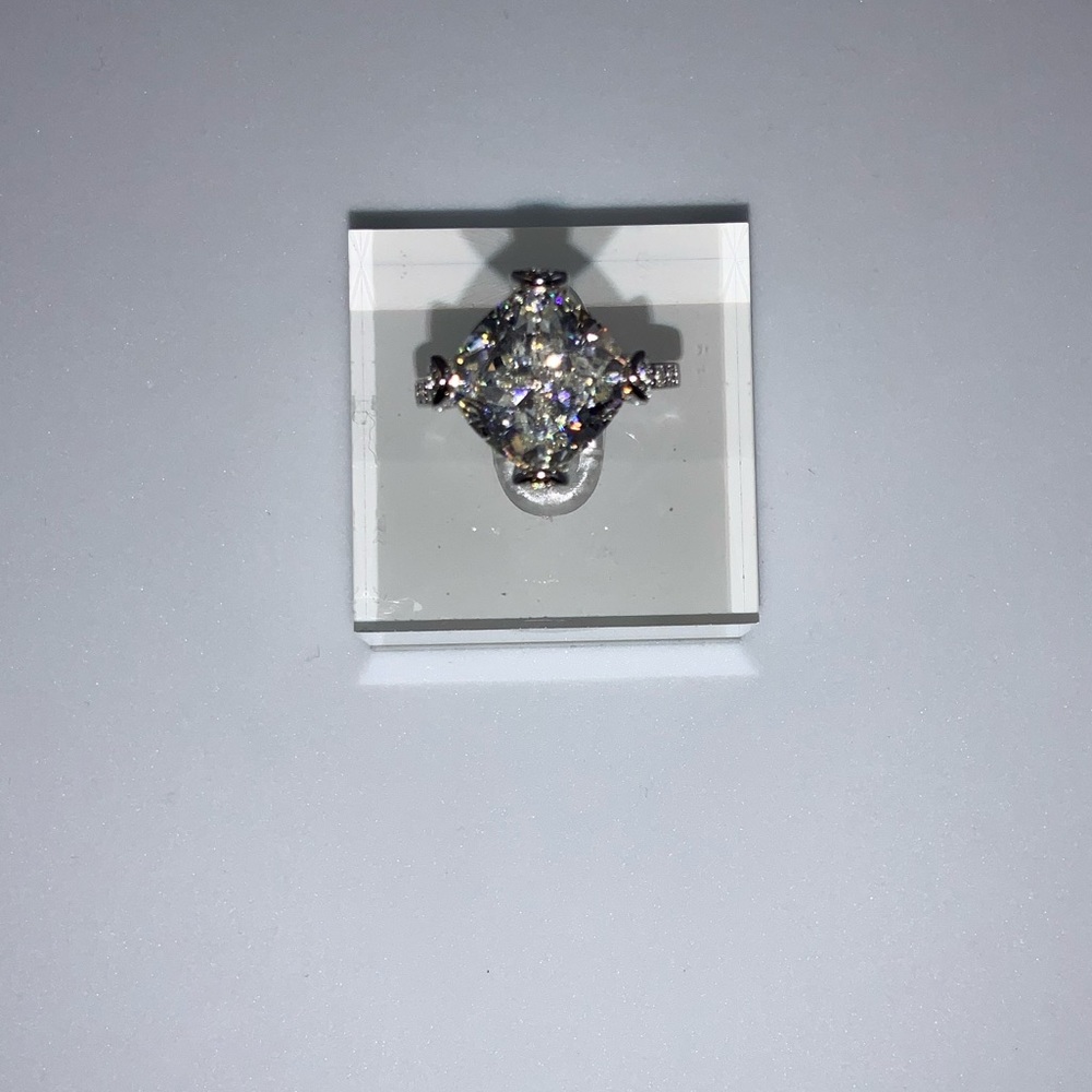 4ct Princess Cut Ring - Picture 13 of 15